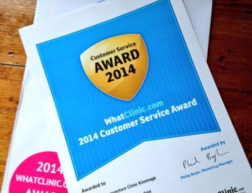 Delighted to have won the 2014 Customer Service Award